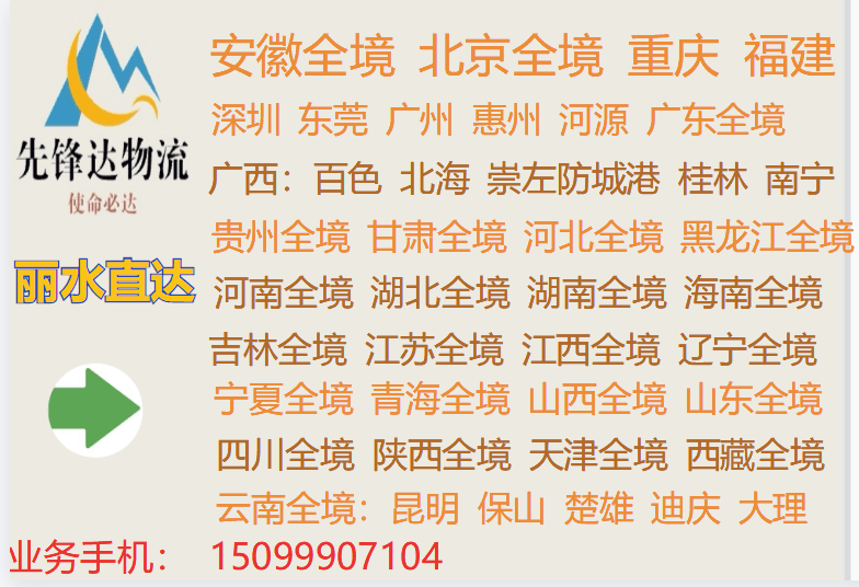 先峰达物流	李生 15099907104 铜陵东路210号公司二维码